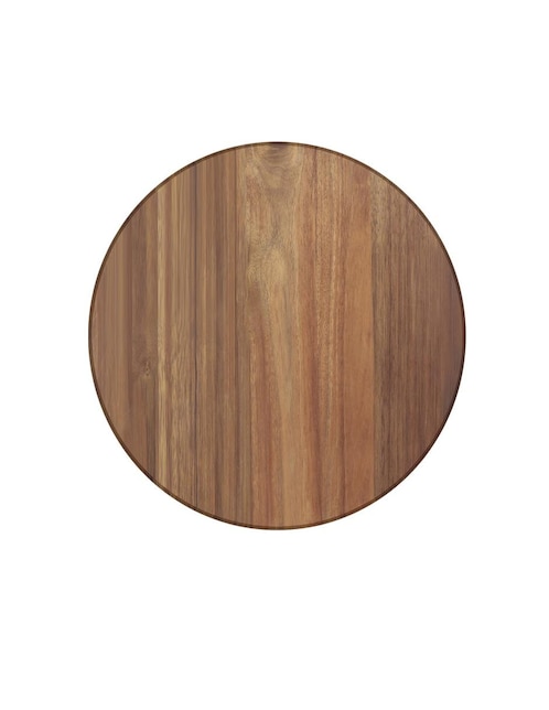 GIRATORIA MADERA ACACIA 40CM, , CAFÉ