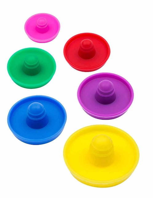 Identificadores para copas con forma de sombrero 6 piezas Imagine Nation Party Sombreros