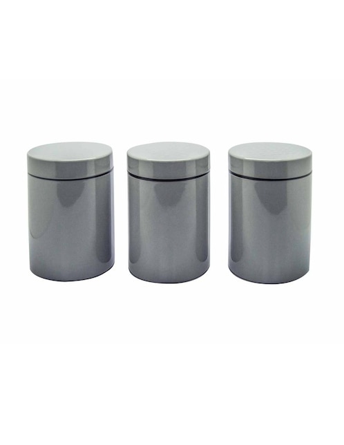 Set de 3 canister herméticos con tapa Good & Good