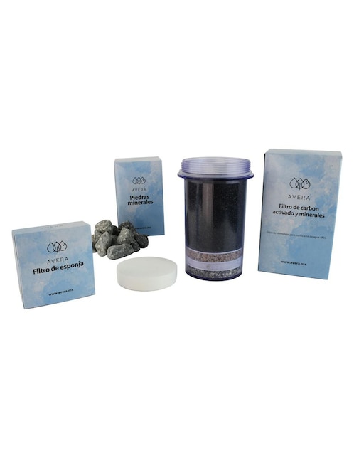 Filtros de repuesto para purificador de agua Avera 5 litros