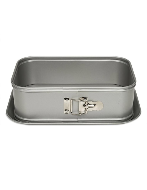 Molde rectangular desmontable Patisse Silver 33 cm
