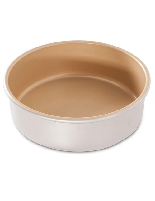 Molde para pastel Nordic Ware acero 22 cm dorado
