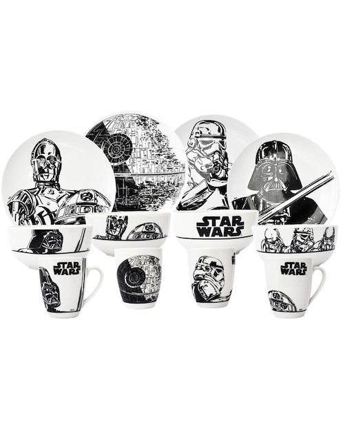 Vajilla de star wars vips sale