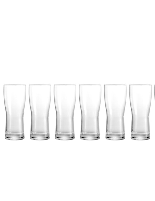 Comprar Set de 6 Vasos Vidrio Marca Haus - 370ml