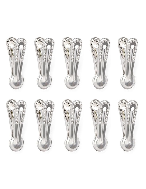 Set de 10 pinzas para cerrar bolsas Set de 10 pinzas para cerrar bolsas