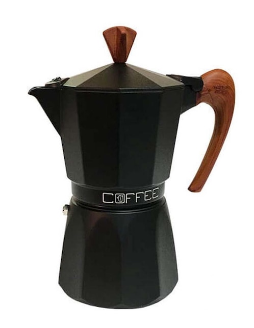 Cafetera Reimart Wood Black prensa italiana