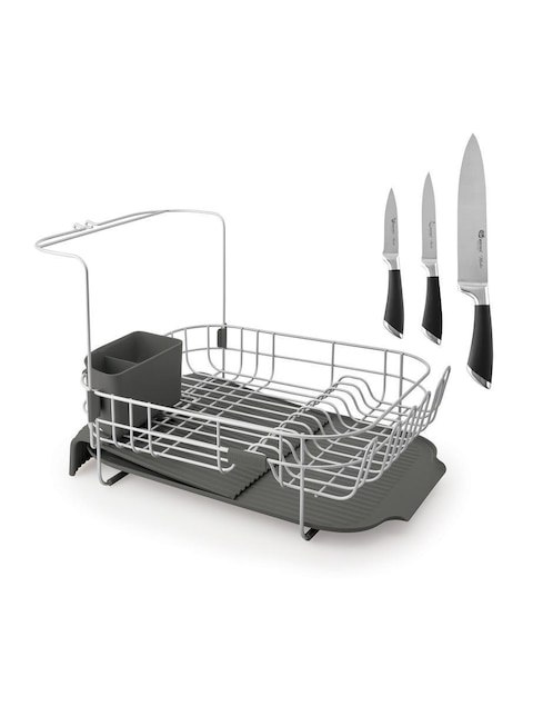 Escurridor de trastes Kitchenaid Ecommerce de acero inoxidable