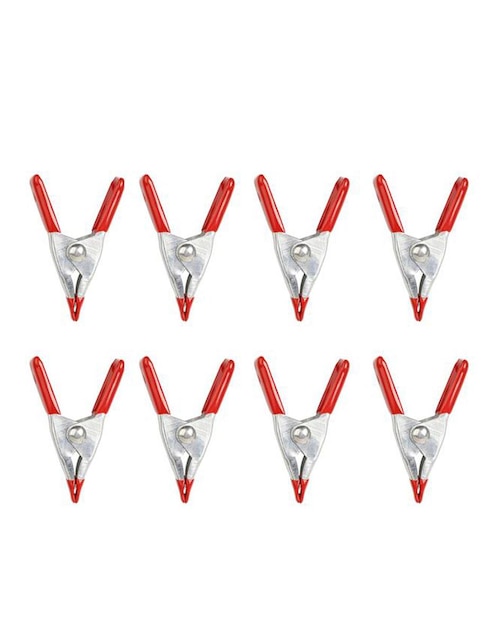 Sujetador para bolsas Kikkerland de acero inoxidable 8 piezas