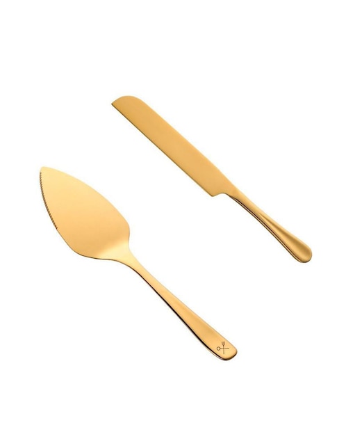 Set de Pala y Cuchillo Aurelia MX de acero inoxidable