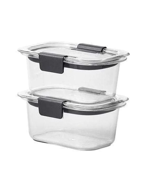 Set de contenedores Rubbermaid Home herméticos vidrio