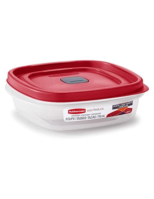 Contenedor Rubbermaid Home hermético plástico