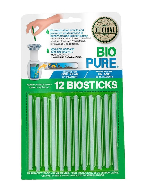 Limpiador contra malos olores BioPure Biosticks