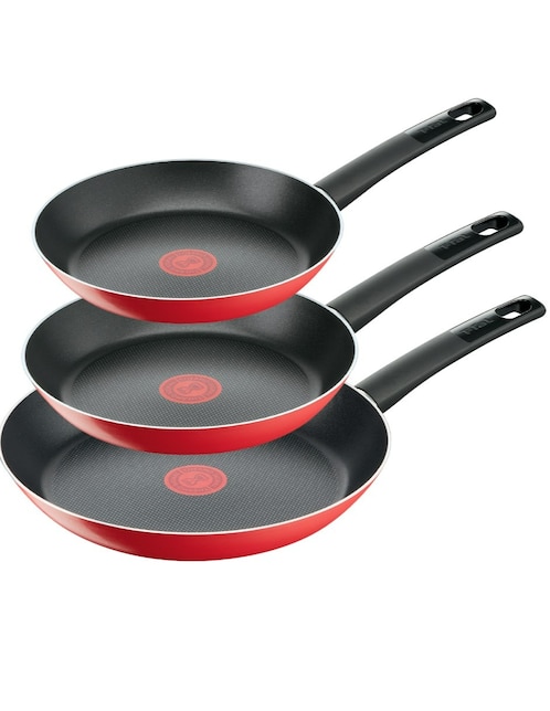Set de sartenes T-Fal Simply cook de aluminio 3 piezas
