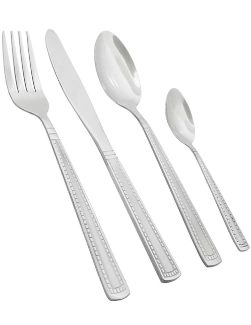 Set cubiertos Aquila Richmond de acero inoxidable 24 piezas