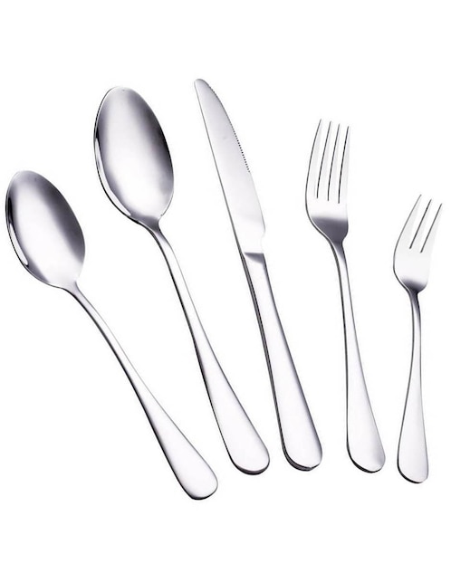 Set cubiertos Aquila Montreal de acero inoxidable 20 piezas
