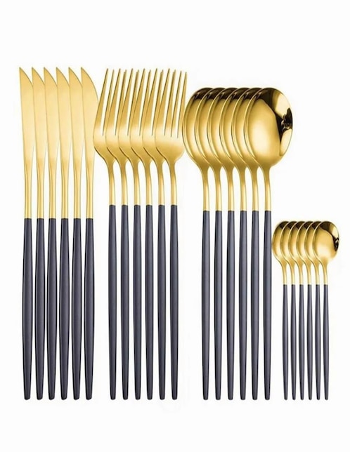 Set cubiertos de acero inoxidable 24 piezas 1