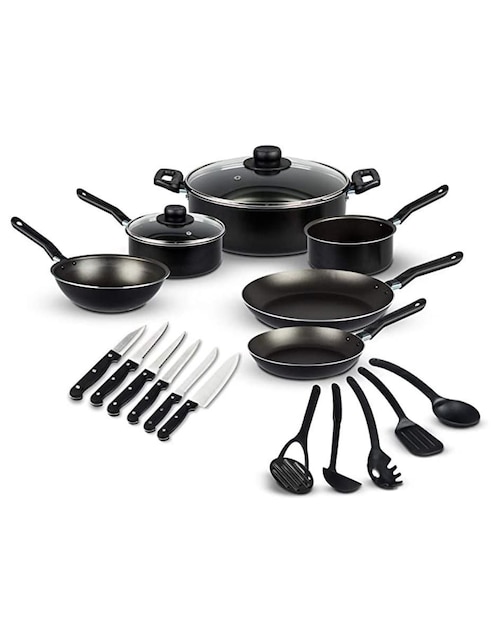 Batería de cocina Ecko de aluminio antiadherente sin PFOA 19 piezas