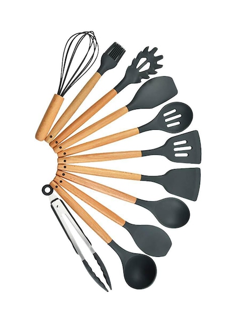 Set Utensilios Coquo de madera
