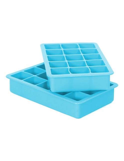 Molde para hielos coquo set 2 charolas hielo 3x5 charolas de hielo