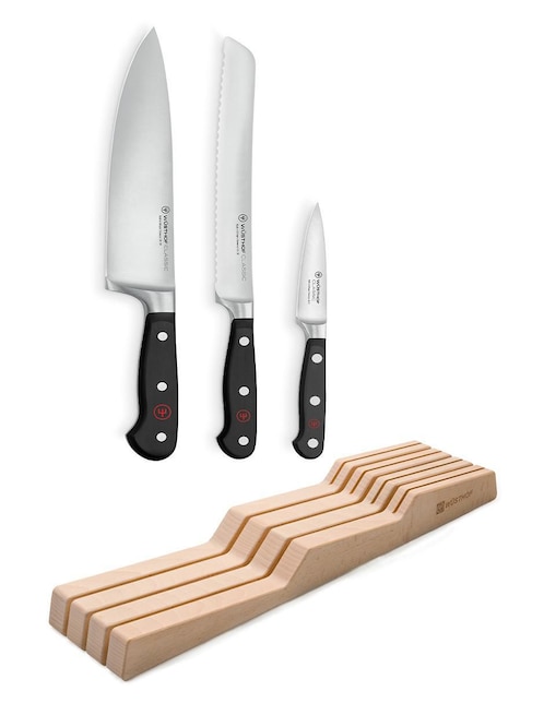 Set de cuchillos multiusos  3 piezas 1