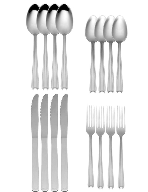Set cubiertos Moven Aries de acero inoxidable 16 piezas