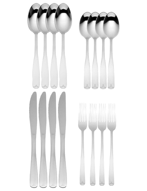 Set cubiertos Moven Duero de acero inoxidable 16 piezas