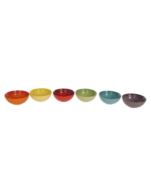 Set bowl Le Creuset Rainbow de cerámica