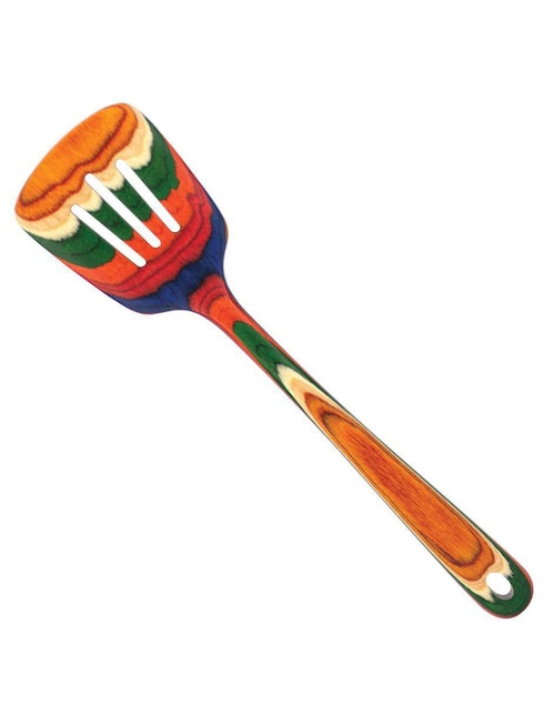 Espátula ranurada Marrakesh bambú 1