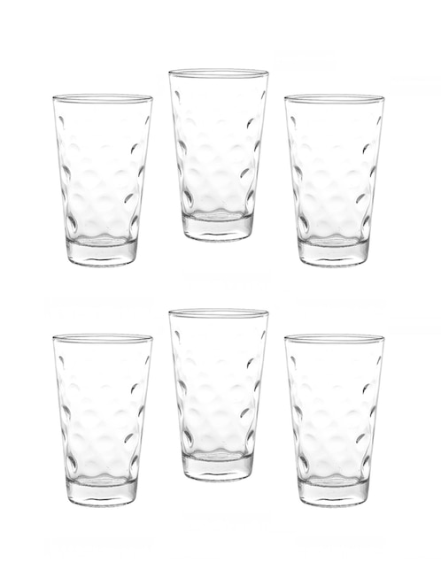 Juego de 6 vasos de cristal Highball duraderos de edición limitada, vasos y  enfriadores (11 onzas)