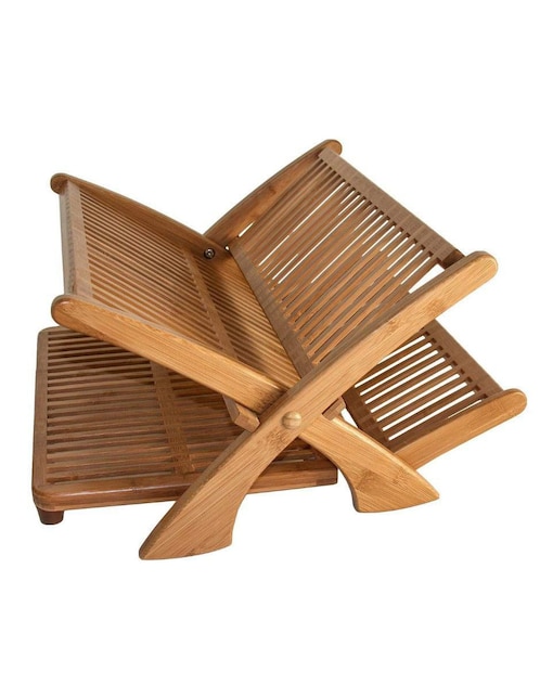 Escurridor de trastes Totally Bamboo de bambú