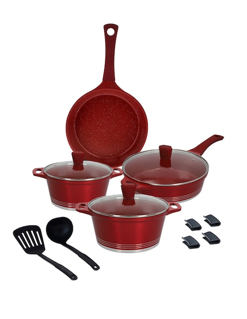 Batería de cocina Kochstelle Joys de aluminio cerámica 13 piezas