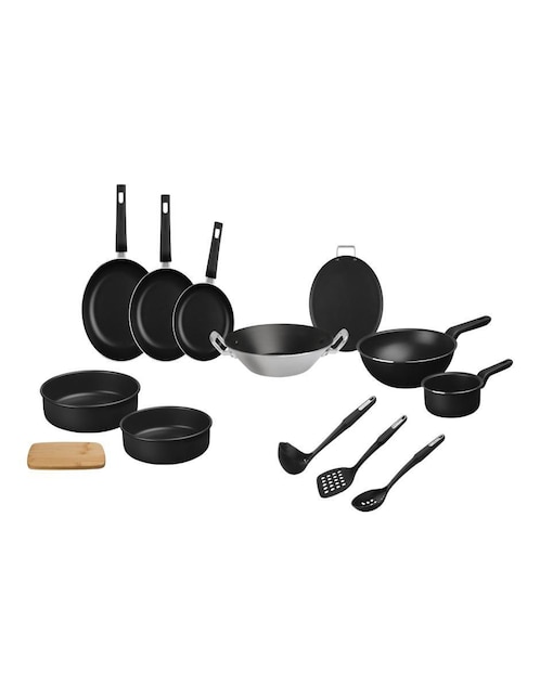 Batería de cocina Vasconia 4042832 de aluminio 13 piezas piezas