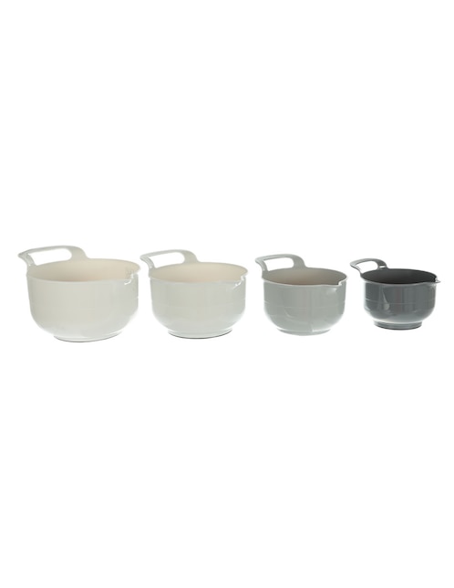 Set bowl L&C Home 4 piezas de plástico