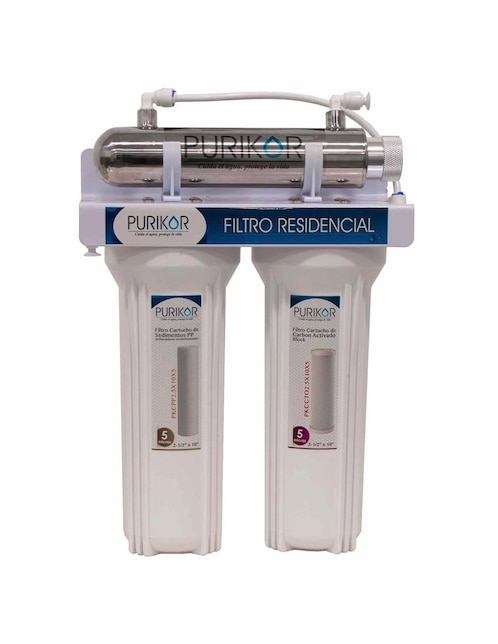 Purificador, dispensador y filtro de agua Purikor Pkf-3uv