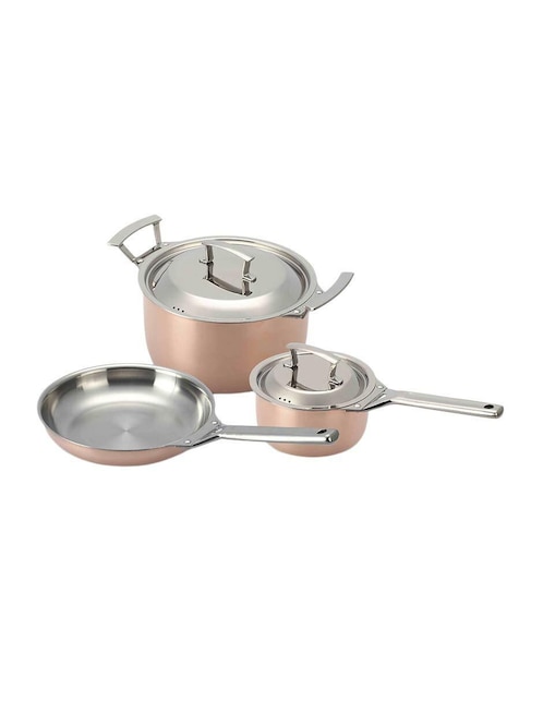 Batería de cocina Trendkuisine de cobre 5 piezas