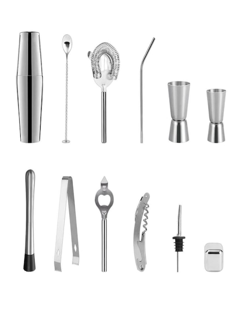 Set bar Genérica de acero inoxidable