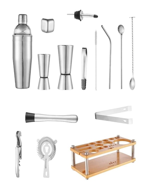 Set bar Genérica de acero inoxidable
