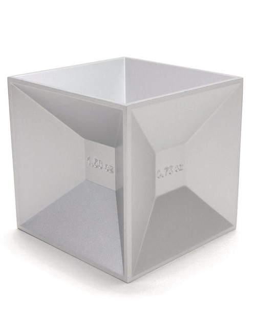 Vaso cocktail Kikkerland de aluminio