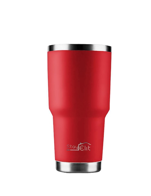 Termo stay elit "de" acero inoxidable esay-shop "con tapa" a prueba de derrame 887 ml