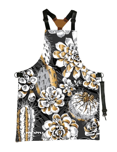 Delantal completo Pineapple Tools Loneta Print