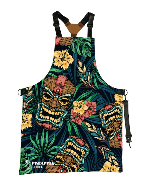 Delantal completo Pineapple Tools Loneta Print