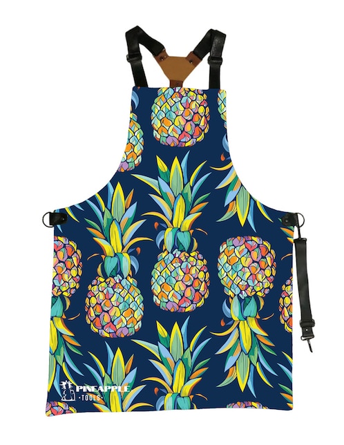 Delantal completo Pineapple Tools Loneta Print