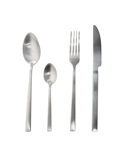 Set cubiertos Chefmaker Mara de acero inoxidable 16 piezas