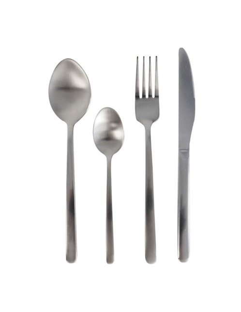 Set cubiertos Chefmaker Enola P de acero inoxidable 16 piezas