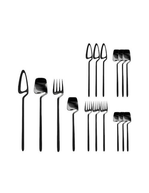 BLUELANDER Set cubiertos Bluelander de acero inoxidable 16 piezas
