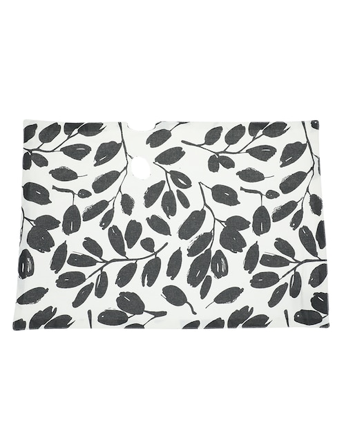 Mantel individual rectangular de algodón 1