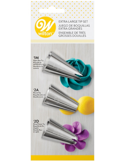 Set de duyas 3 piezas de metal Wilton