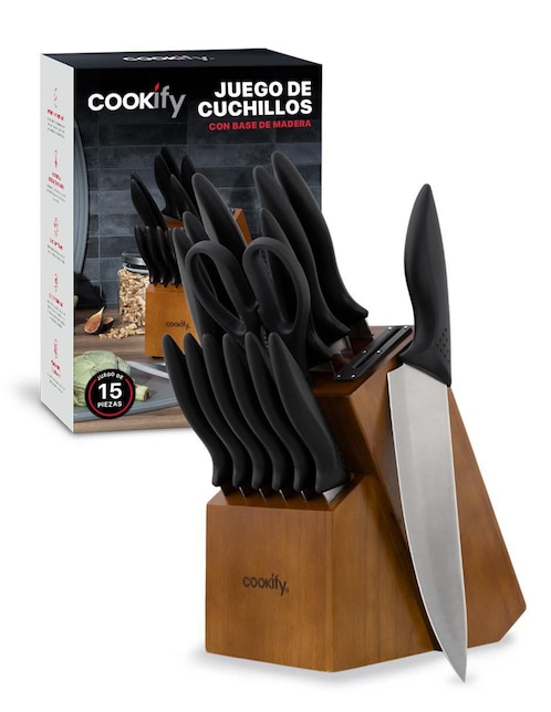 Set de cuchillos utilitario Cookify 15 piezas