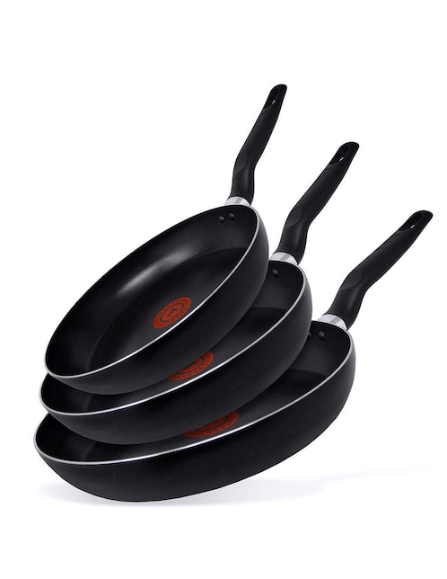 Set de sartenes T-Fal Vital de acero inoxidable 3 piezas