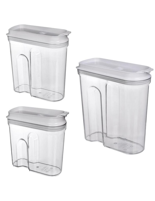 Set frasco de almacenamiento Ag Box de plástico hermético